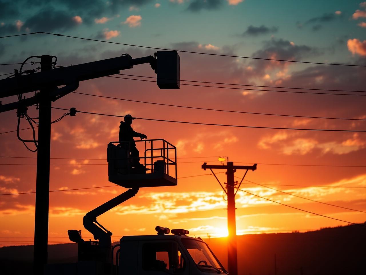 Utility Bucket Truck